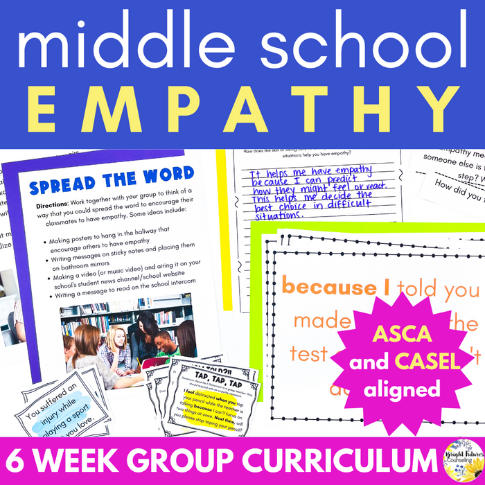Empathy Middle School Counseling Group - Teaching Empathy in Middle School
