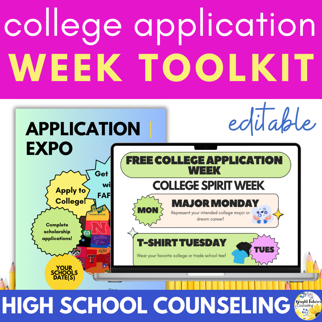 Free College Application Week Planning Toolkit for High School Counsel