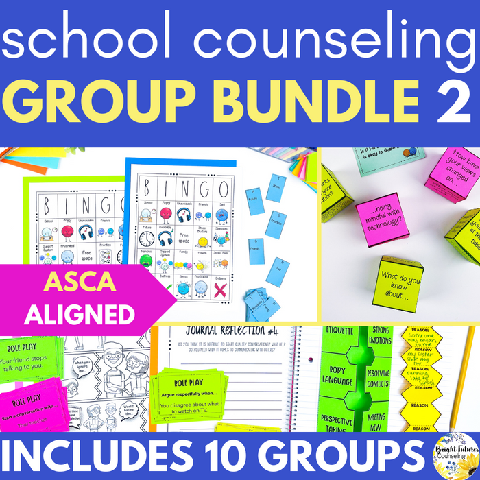 Group Curriculum BUNDLE II 10 Counseling Small Groups