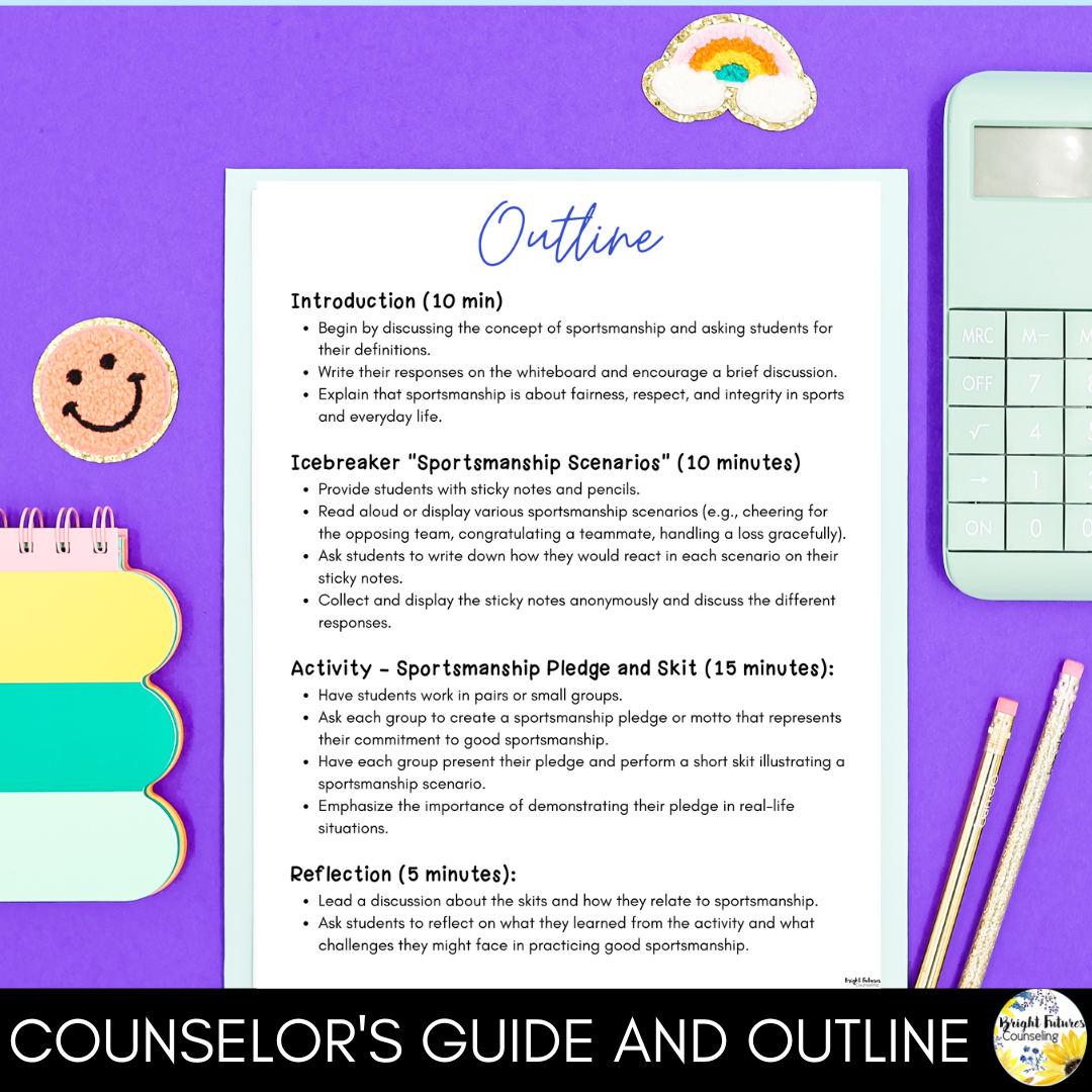 Good Sportsmanship Lesson & Activities: Elementary Social Skills & Spo