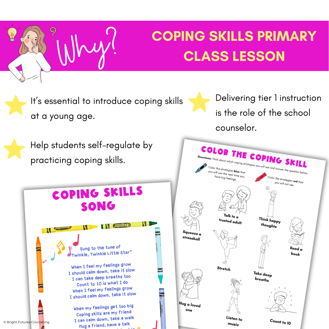 Coping File Coping Skills Activities & Lesson - Coping Skills Worksheets for Kinde