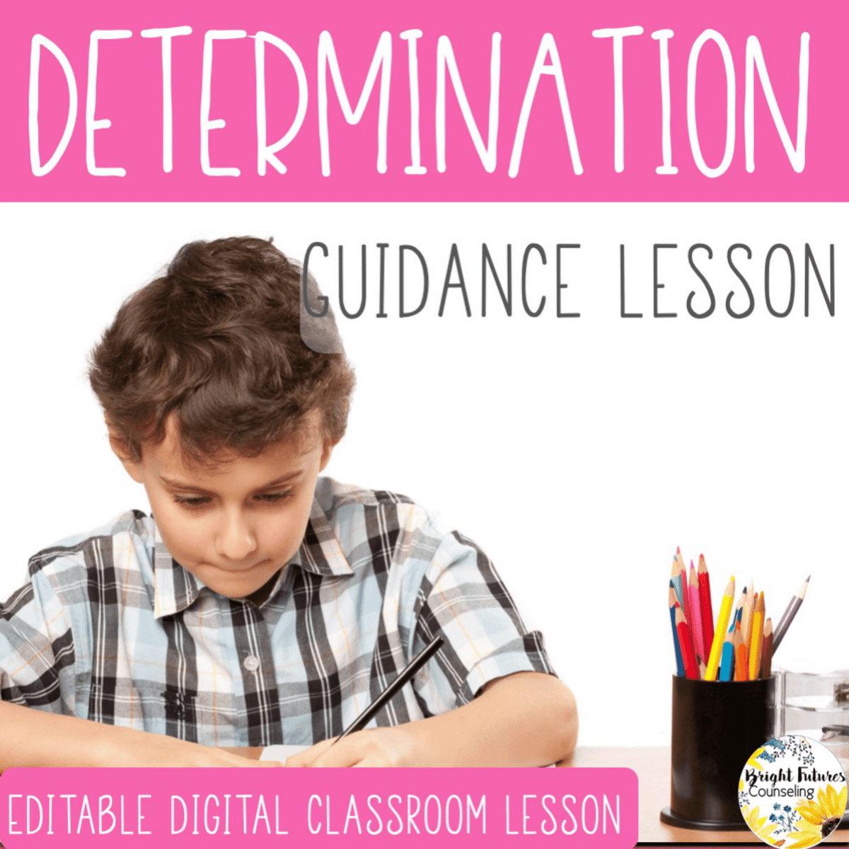 DETERMINATION Guidance Lesson Activity and Video with Editable Version